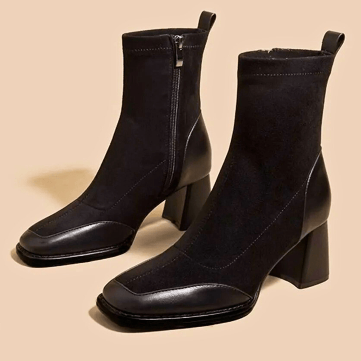 Maison Leather Ankle Boots