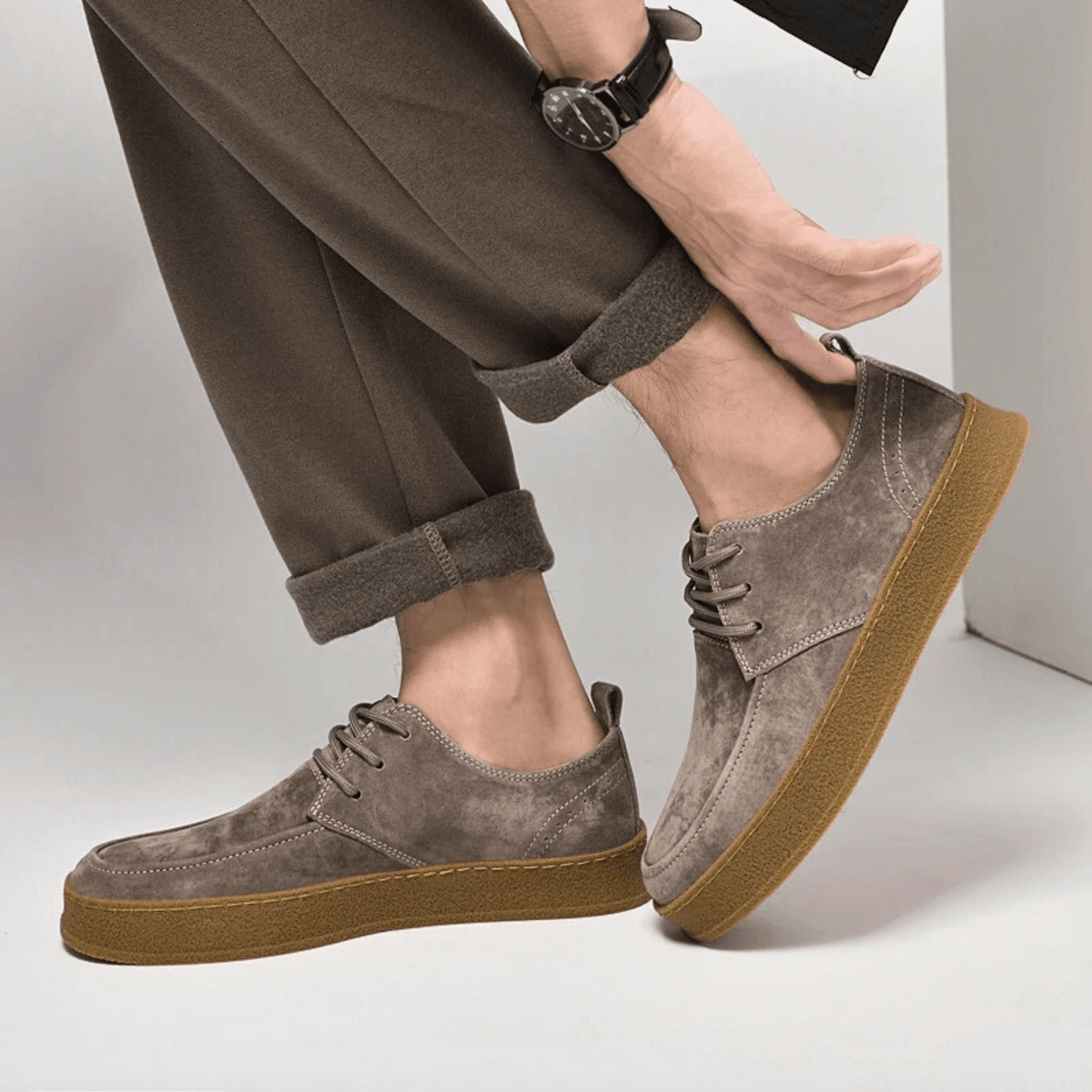 The Hudson Suede Derby